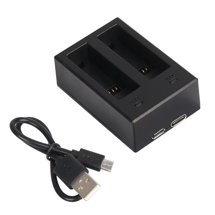 Dual Battery Charger with USB Charger Cable for GoPro Fusion Camera