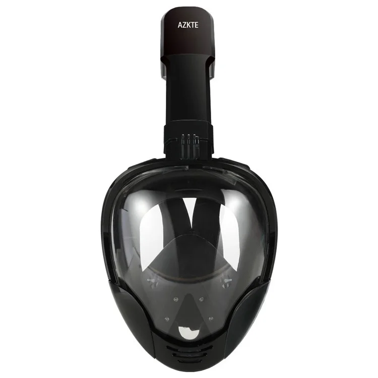 AZKTE M8018 Anti-leak Double Channels Face Mask for GoPro/Xiaomi Yi etc - Black / Size: S/M