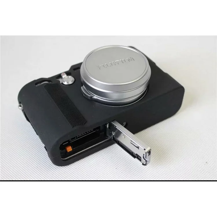 Soft Silicone Camera Protection Case for Fujifilm X100F - Black