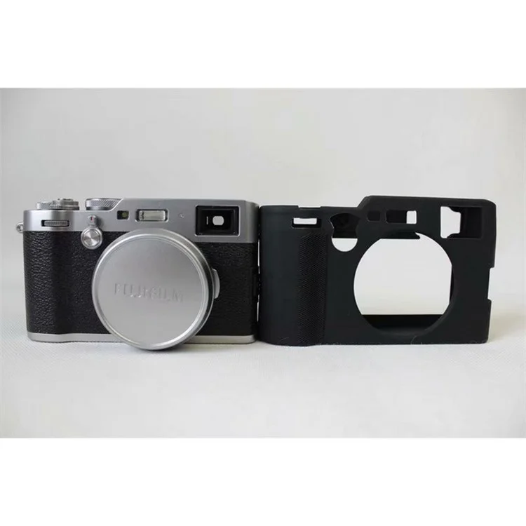 Soft Silicone Camera Protection Case for Fujifilm X100F - Black