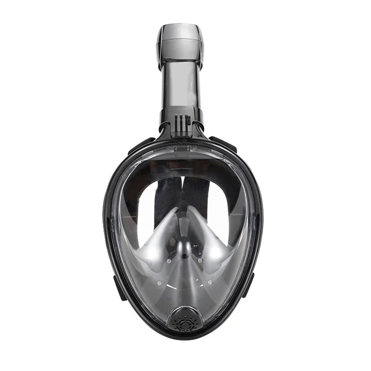 AT757 M8008 Anti-fog Full Face Mask for GoPro Xiaomi Yi Camera Diving Set - Black / Size: S / M
