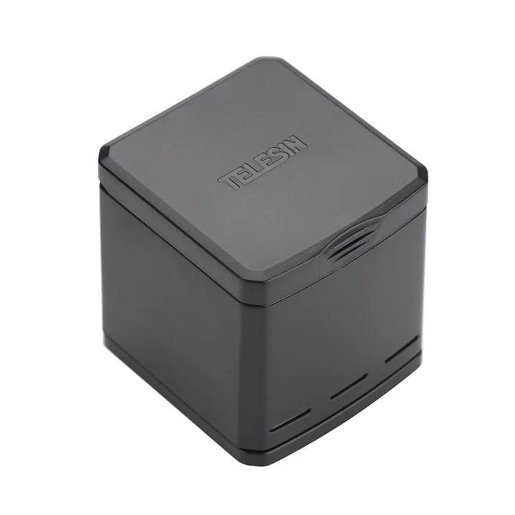 TELESIN 3 Slots Battery Storage Charging Box with 2 Battery Packs for GoPro Hero 7 Black/Hero 5/6 Action Camera