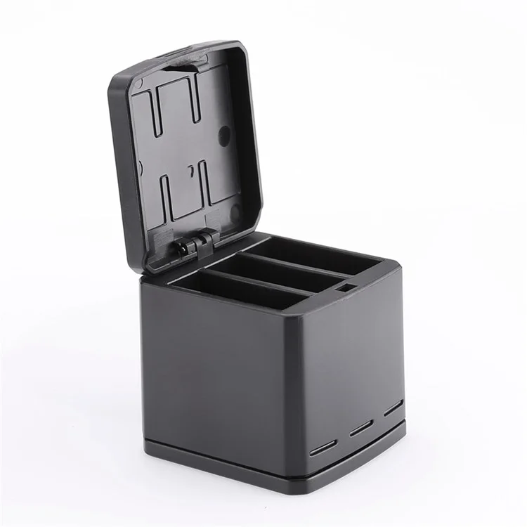 TELESIN 3 Slots Battery Storage Charging Box with 2 Battery Packs for GoPro Hero 7 Black/Hero 5/6 Action Camera