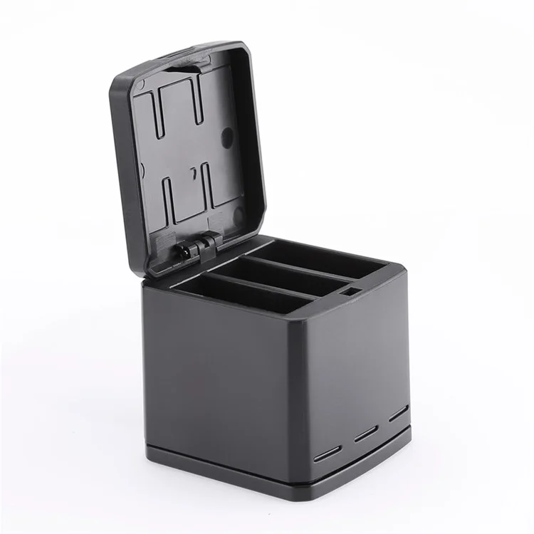 At762 Telesin 3-Canais Carregador De Bateria 3 Slots Charging Dock Bateria Caso De Transporte Para GOPRO HERO 5/6