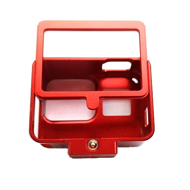 AT660 Aluminum Alloy Protective Case for GoPro Hero 6 / Hero 5 Black - Red