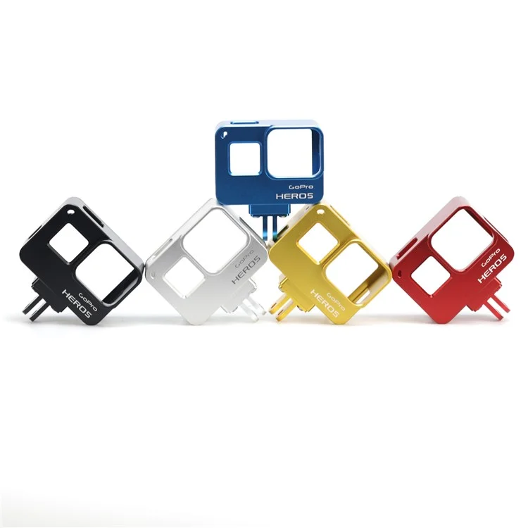 AT660 Aluminum Alloy Protective Case for GoPro Hero 6 / Hero 5 Black - Red