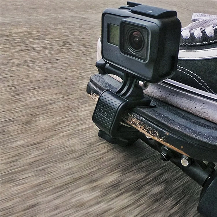 AT776 Camera Skateboard Mount Stand Clip for GoPro Hero 6/5/4/4 Session/3+/3/2/1/sj4000/sj5000/sj6000/xiaomi yi