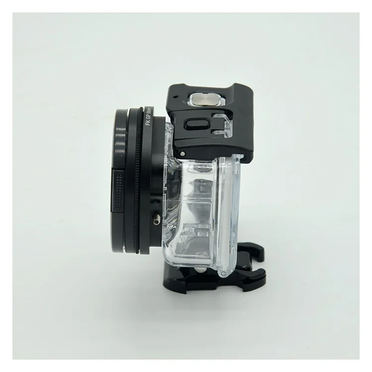 AT663 58mm UV Filter with Lens Cap and Adapter for GoPro Hero 5 / Hero 6 Waterproof Housing Case