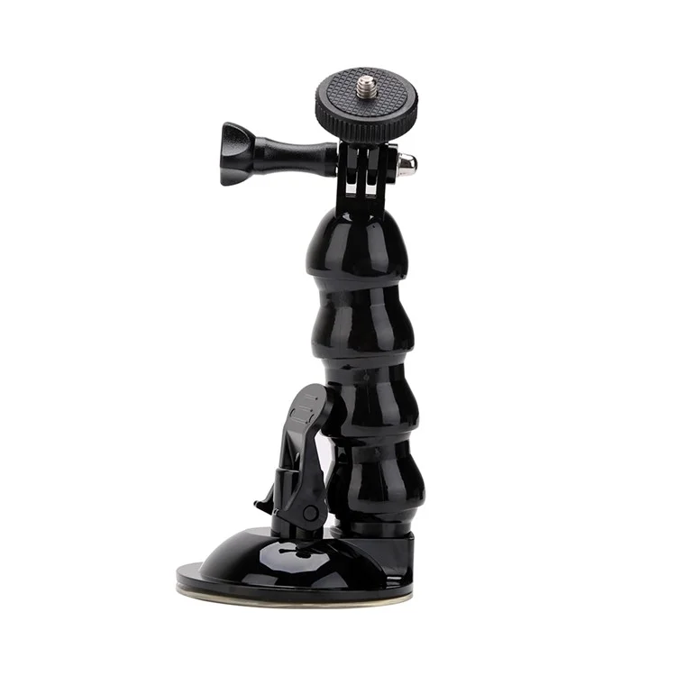 Adjustable Suction Cup Goose Neck Bracket Set for GoPro, SJCMA, Xiaomi Yi and Smartphones