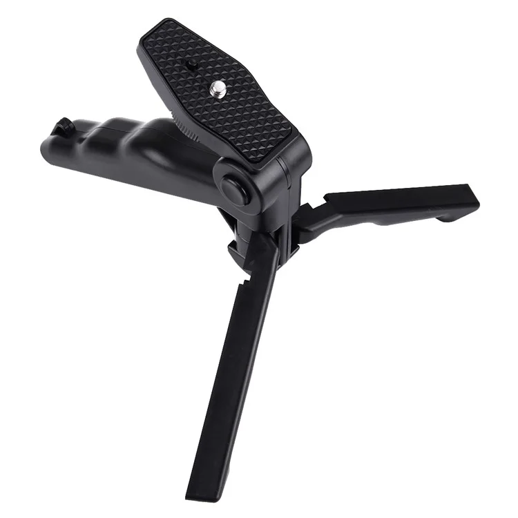 PULUZ PU191 Grip Folding Tripod Mount with Adapter & Screws for GoPro HERO6 /5 /4 /3+ /3 /2 /1, SJ4000, Digital Cameras