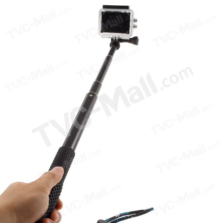 36-Zoll-Pole Skalierbarer Hand-Selfie-Stick Für Gopro-Kameras - Schwarz