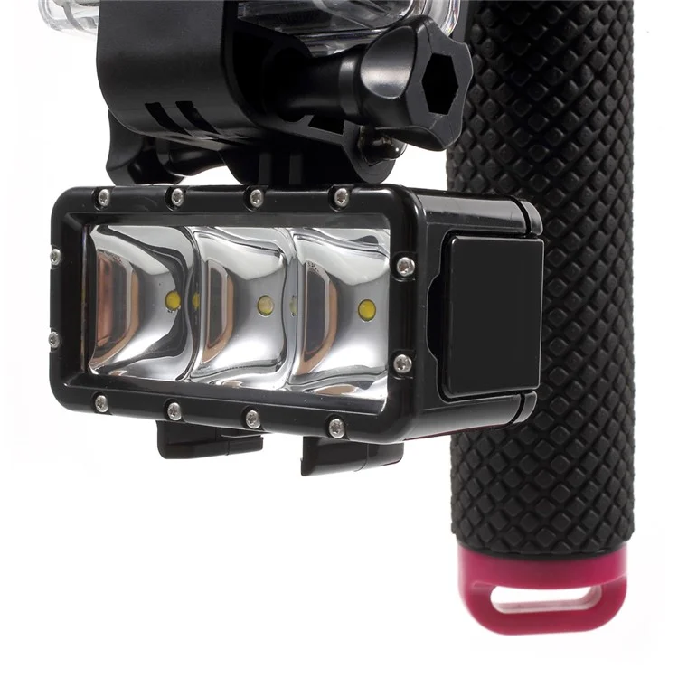 Diving Photography Kit with Floating Bobber, Waterproof Case for iPhone 6s 6, Video Light - Rose