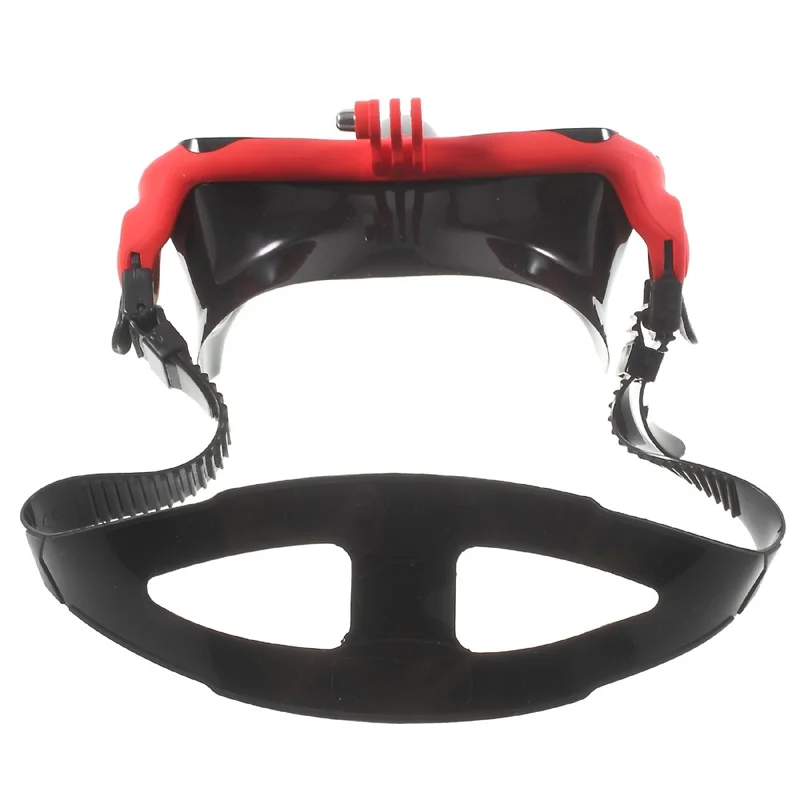 Scuba Snorkel Swimming Goggles with Camera Mount for GoPro Hero 4/3+/3/2/1 SJ4000/SJ5000 etc - Red