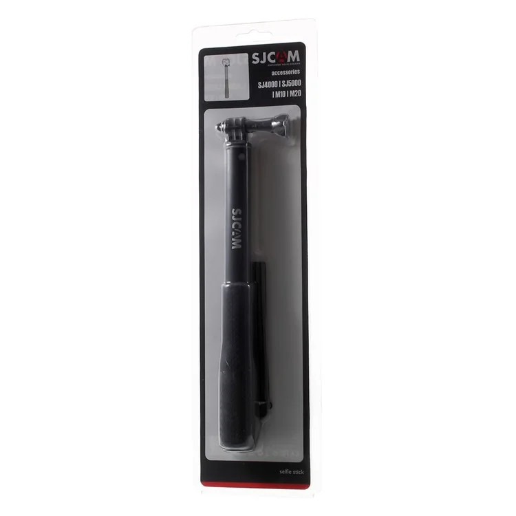 SJCAM Selfie Stick Handheld Extendable Monopod for SJCAM SJ4000/SJ5000/M10/M20 Etc - Black