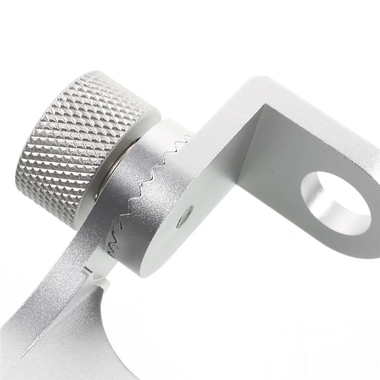 LINGLE CNC Metal Motorcycle Rear View Mirror Stand for GoPro SJCAM Xiaomi Yi - Silver Color