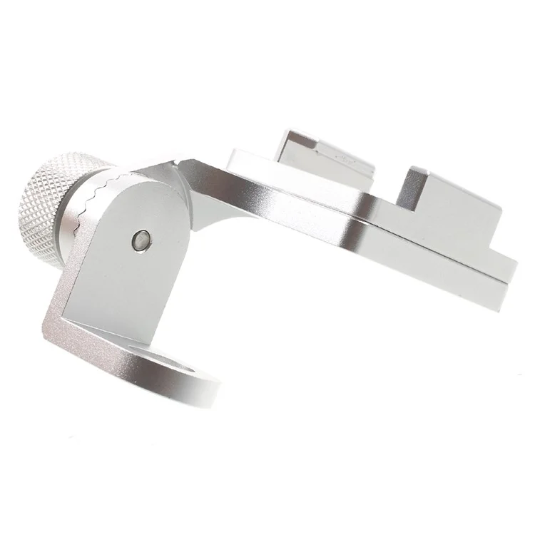 LINGLE CNC Metal Motorcycle Rear View Mirror Stand for GoPro SJCAM Xiaomi Yi - Silver Color