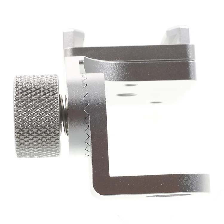 LINGLE CNC Metal Motorcycle Rear View Mirror Stand for GoPro SJCAM Xiaomi Yi - Silver Color
