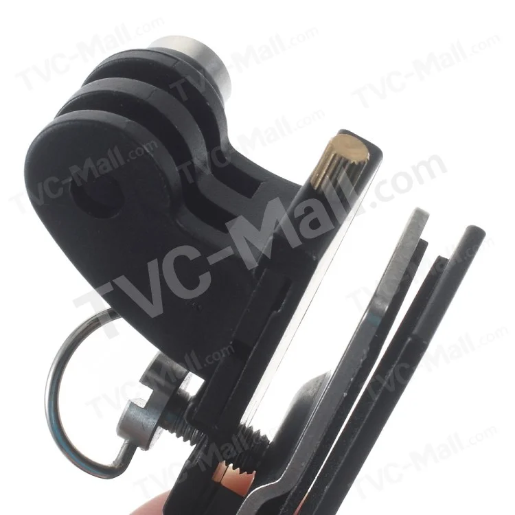 TELESIN Backpack Cap Hat Clip Mount Aluminum Alloy Clamp for Gopro Hero Xiaomi SJCAM