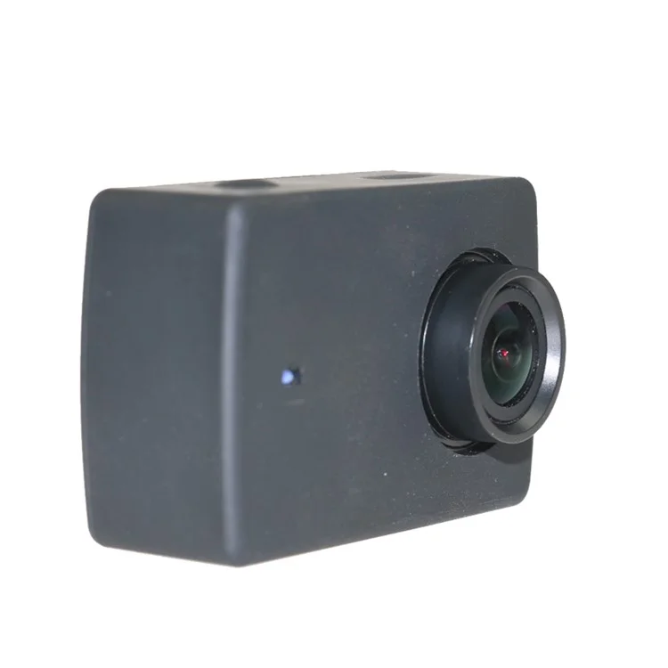 Silicone Protective Case with Lens Cover for Xiaoyi II 4K Sport Camera - Black