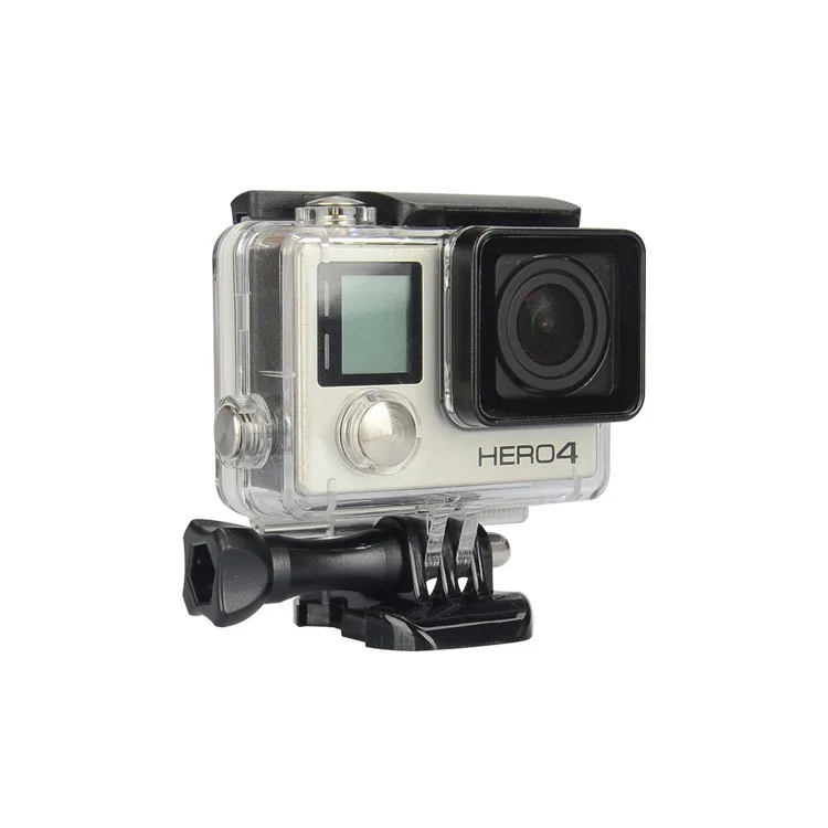 Waterproof Frame Housing Protective Cover for GoPro Hero 3+ / 4 Action Camera - Transparent