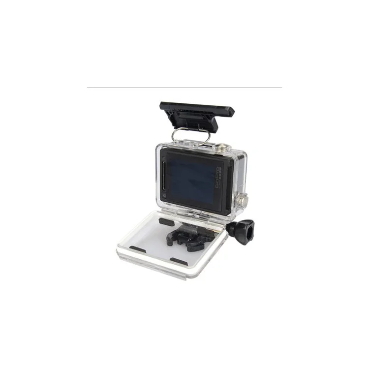 Housse De Protection De Boîtier De Cadre Étanche Pour Gopro Hero 3+ / 4 Caméra D'action - Transparent