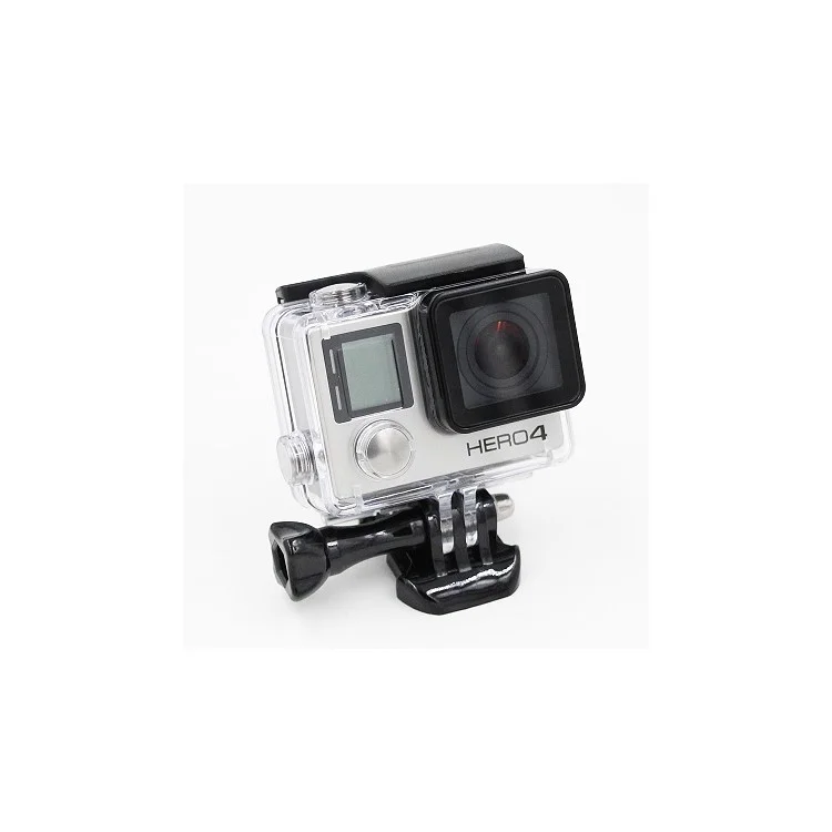 Waterproof Frame Housing Protective Cover for GoPro Hero 3+ / 4 Action Camera - Transparent