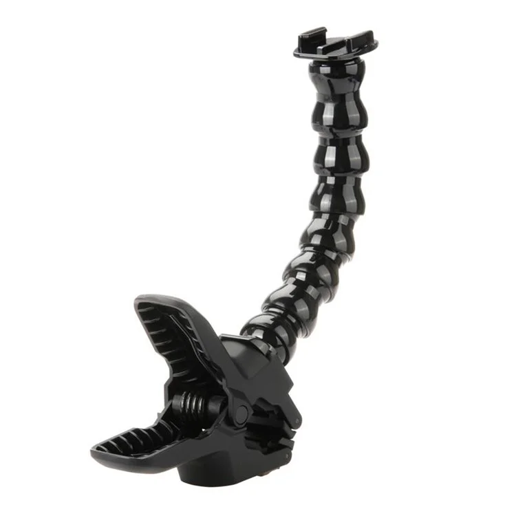 Pince à mâchoire Jaws + Ensemble de montage à bras articulé en 8 sections pour GoPro Xiaoyi SJCAM