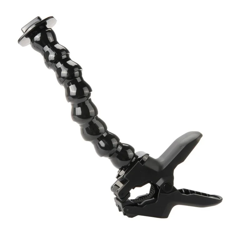 Pince à mâchoire Jaws + Ensemble de montage à bras articulé en 8 sections pour GoPro Xiaoyi SJCAM