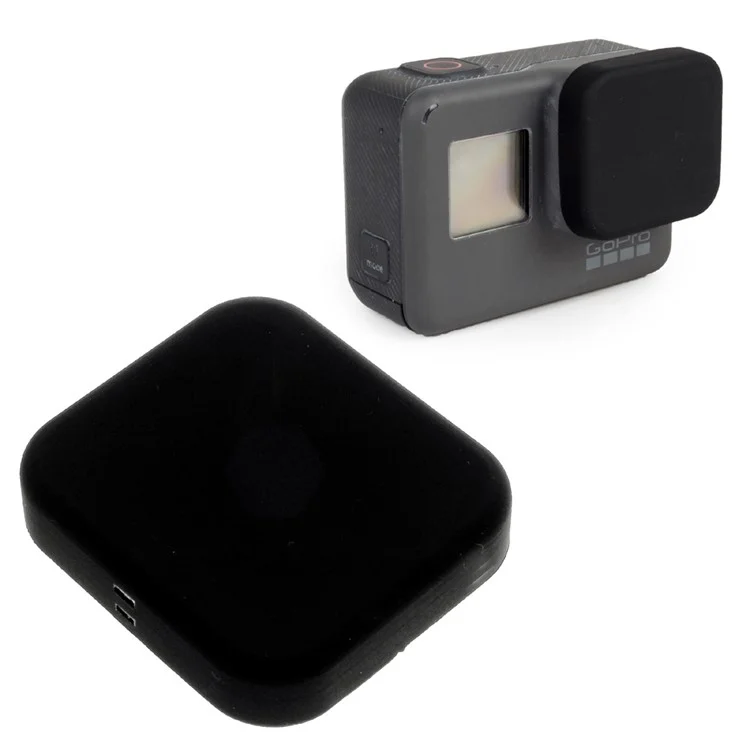 Soft Silicone Camera Lens Cover for GoPro Hero 5 Black - Black