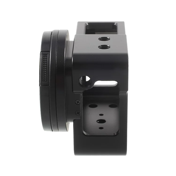 LINGLE UV 52mm Lens Filter Metal Mount Housing Frame Case for GoPro Hero 5 Black (AT627-1) -  Black