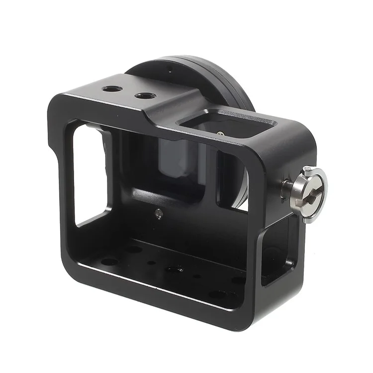 LINGLE UV 52mm Lens Filter Metal Mount Housing Frame Case for GoPro Hero 5 Black (AT627-1) -  Black