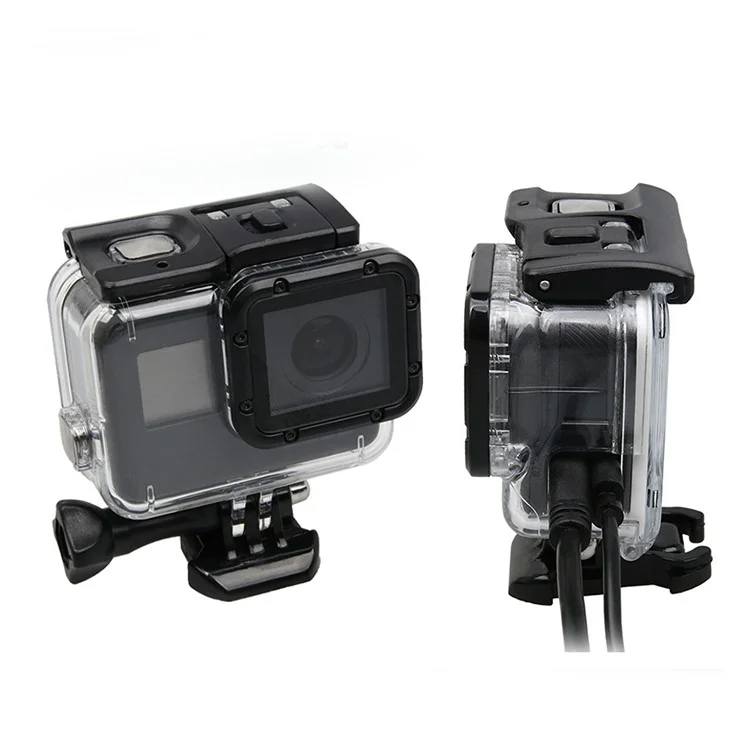 Cable-through Side Opening Protective Housing Case for GoPro Hero 5 Black Action Camera