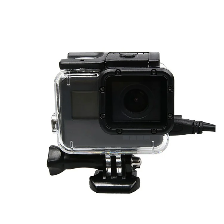 Cable-through Side Opening Protective Housing Case for GoPro Hero 5 Black Action Camera