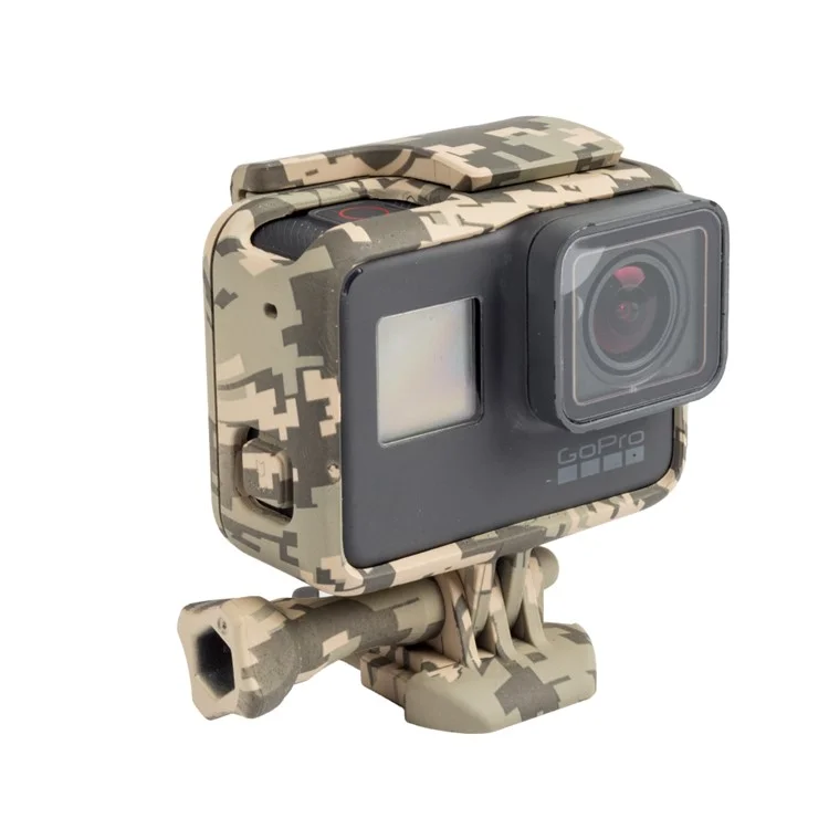 Protective Housing Frame with Thumb Screw for GoPro Hero 5 Black Action Camera - Desert Camouflage
