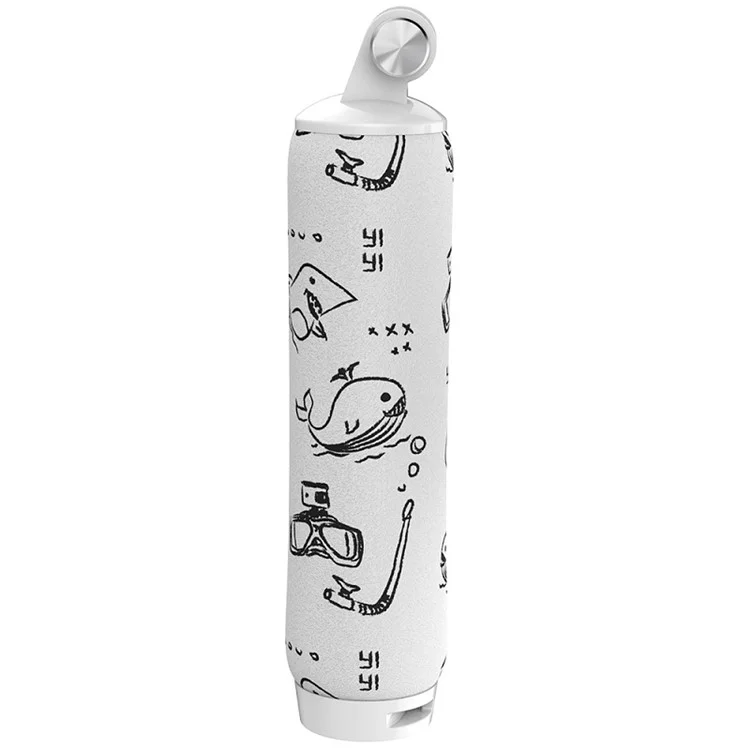 XIAOYI YI Non-slip Cartoon Pattern Floating Handle Bobber Grip for Xiaoyi 4K Action Camera - White