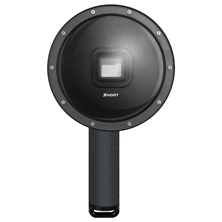 SHOOT 6 inch GoPro Dome Port Underwater Diving Camera Lens for GoPro Hero 5 Black (XTGP376) - Black