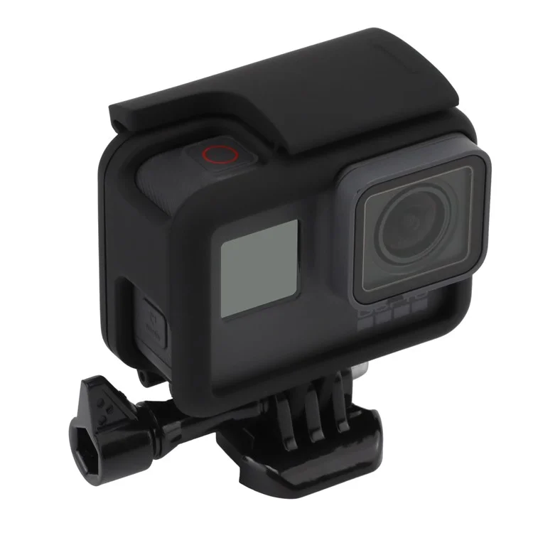 Housing Frame Cover with Base & Thumb Screw for GoPro Hero6 Black / Hero5 Black - Black