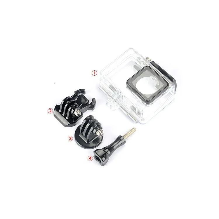KINGMA 45m Waterproof Surfing Housing Case for Xiaoyi 4K Action Camera - Black