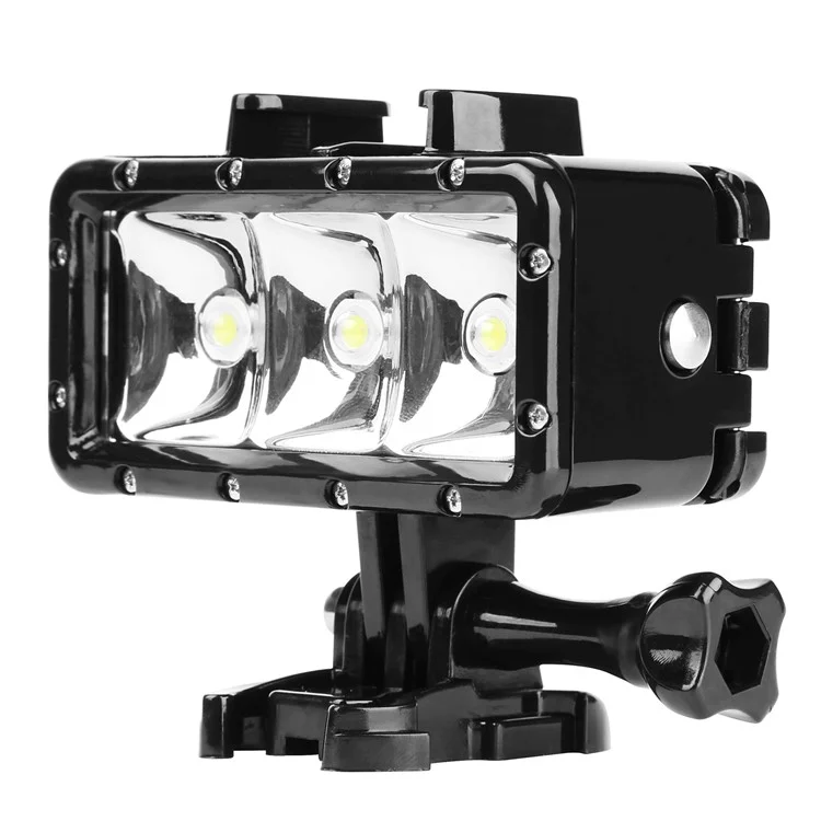 SHOOT Waterproof Diving Light Rechargeable Dimmable LED Lamp Set for GoPro / SJCAM / Xiaoyi etc