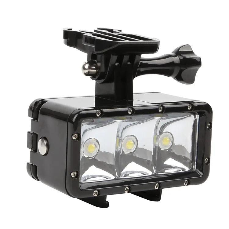 SHOOT Waterproof Diving Light Rechargeable Dimmable LED Lamp Set for GoPro / SJCAM / Xiaoyi etc