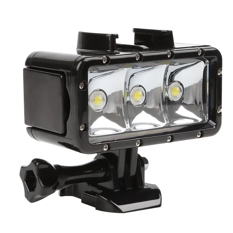 SHOOT Waterproof Diving Light Rechargeable Dimmable LED Lamp Set for GoPro / SJCAM / Xiaoyi etc