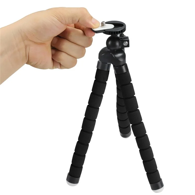 XTGP369 Supporto Per Treppiede di Octopus Universale Per Fotocamere D'azione, Telecamere Dslr, Smartphone - Nero