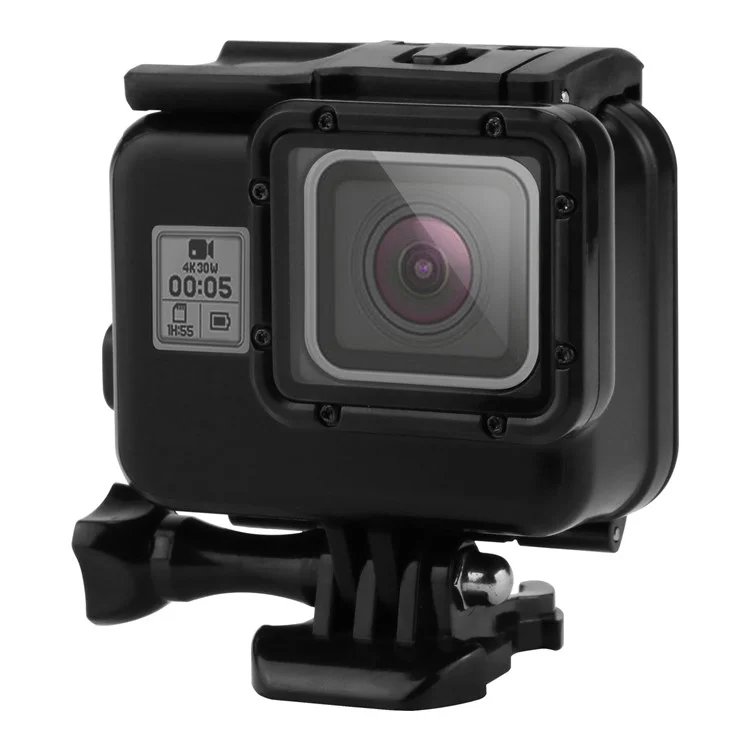 SHOOT Underwater 40m Waterproof Case for GoPro Hero6 Black / Hero5 Black with Thumbscrew (XTGP377A) - Black