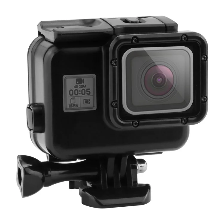 SHOOT Underwater 40m Waterproof Case for GoPro Hero6 Black / Hero5 Black with Thumbscrew (XTGP377A) - Black