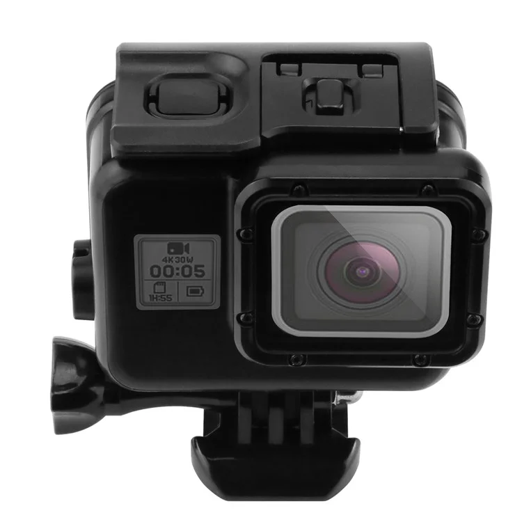 SHOOT Underwater 40m Waterproof Case for GoPro Hero6 Black / Hero5 Black with Thumbscrew (XTGP377A) - Black