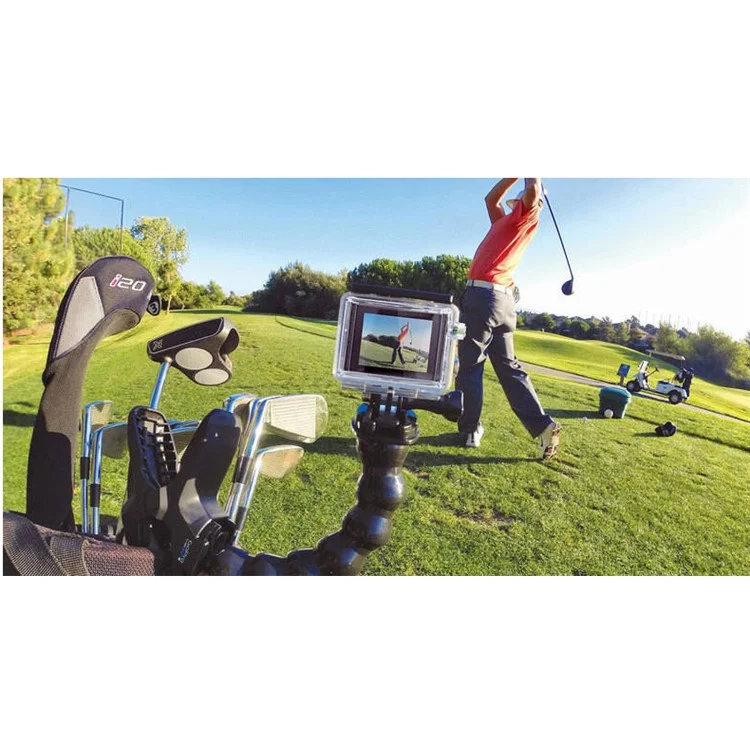 Jaws 7 Joints Clamp Clip Mount + Adjustable Snake Arm Mount for GoPro Hero6 Black/HERO5 Black4/3+/SJ4000/SJ5000/SJ6000/Xiaomi Yi