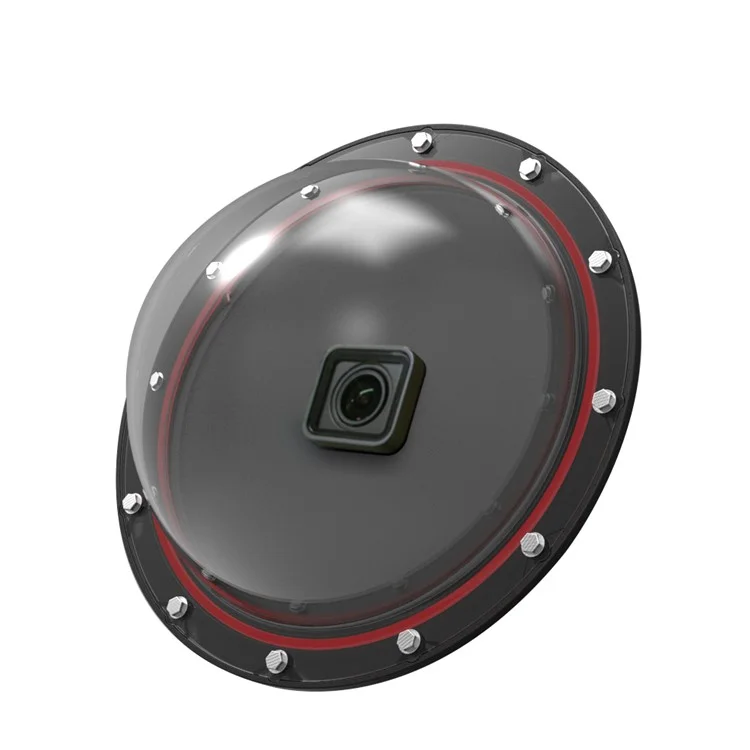 TELESIN GP-T05 GoPro Dome Port with Pistol Trigger Gadget and Floaty Bobber for GoPro Hero5 Black / Hero6 Black - Yellow