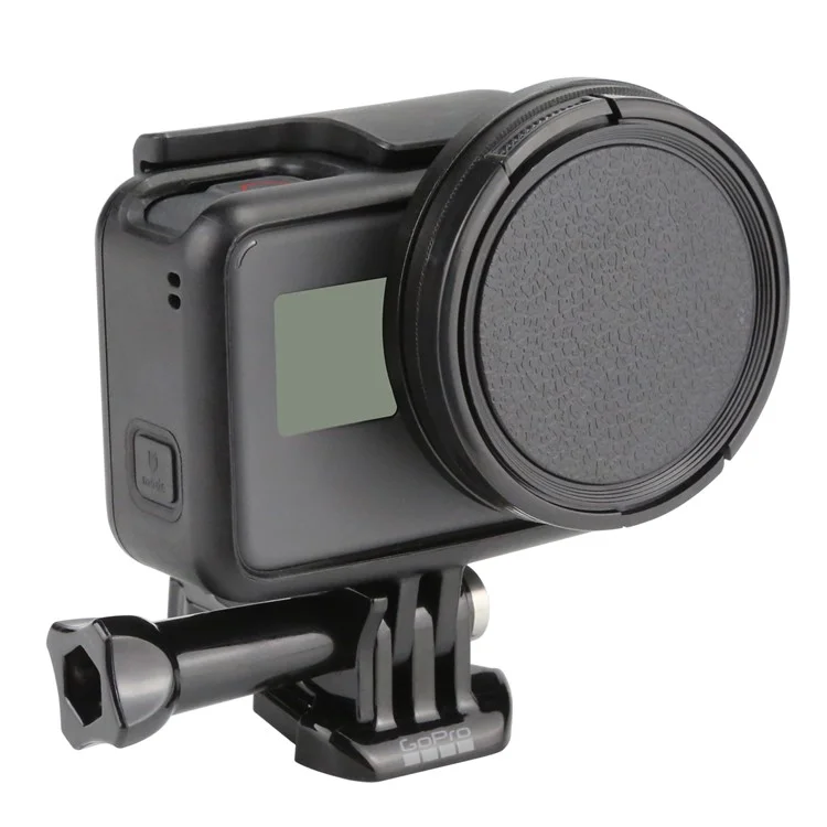 XTGP380 52mm UV Ultra-Violet Filter Lens with Lens Cover and Adapter for GoPro Hero6 Black / Hero5 Black