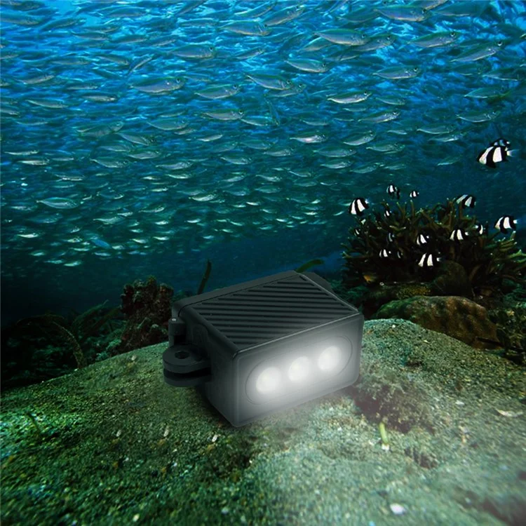 Underwater 30M Waterproof LED Flash Fill Spot Light for GoPro Hero6 Black/Hero5 Black/4/3+/3 SJCAM Xiaomi Yi etc.