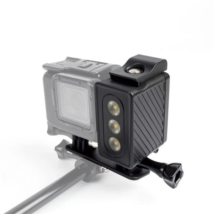 Underwater 30M Waterproof LED Flash Fill Spot Light for GoPro Hero6 Black/Hero5 Black/4/3+/3 SJCAM Xiaomi Yi etc.